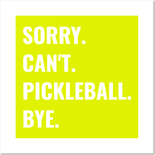 Funny Pickleball Posters and Art